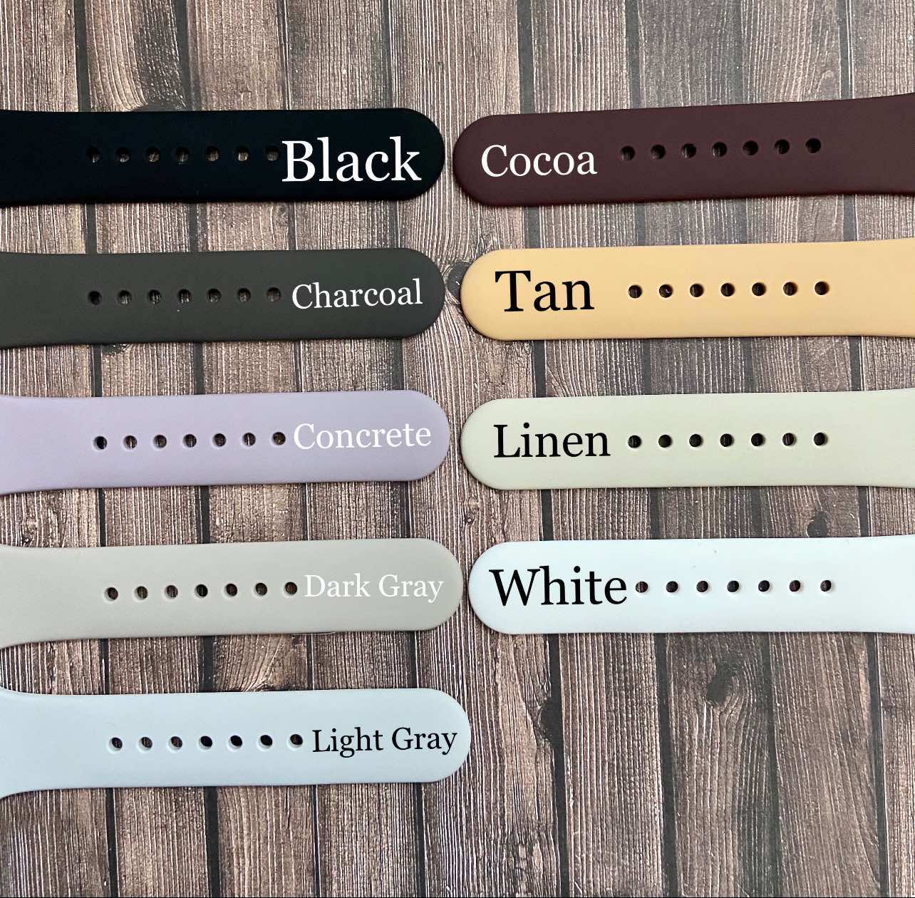 Engraved HafaAdai silicone Bands for iwatch image 4